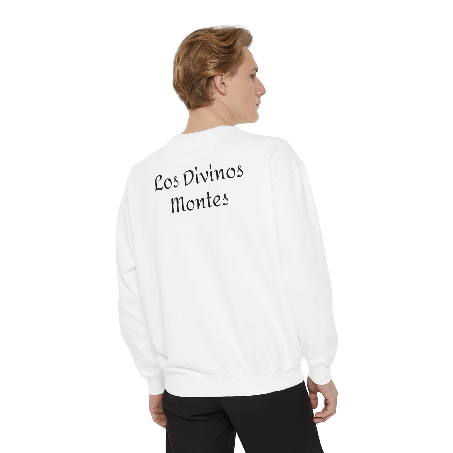 Adventure Awaits Unisex Garment-Dyed Sweatshirt - 'La vida es una aventura'