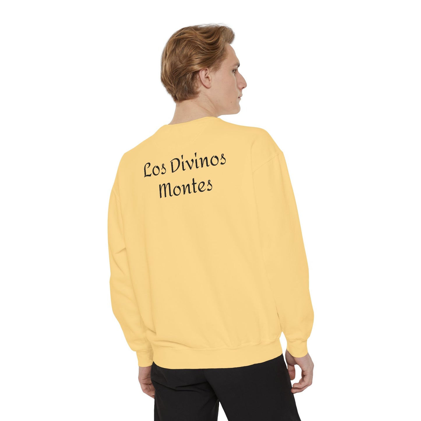 Adventure Awaits Unisex Garment-Dyed Sweatshirt - 'La vida es una aventura'